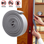 2M 78.74IN Door Window Sealing Strips Sound-proof Door Window Foam Back Noise Insulation Excluder Tape Dust-proof Sealing Strip
