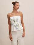 Soleil Placement Print Top - 20 Wisteria Co-ord