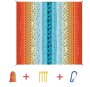 Water Resistant Picnic And Beach Throw/mat 210 200CM - Boho Safari