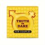 1PC MINI Size Truth Or Dare Couples Game Cards Travel Portables Valentine's Day Gifts Party Entertainment Perfect Date Night SIZE:2.05INX 5.21CM X 1.91CM