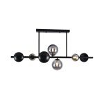 Cosmic Array Glass Chandelier Light Black