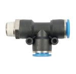 AirCraft Pu Hose Fitting Tee 12X12MM X 3 8"M