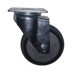 Grey Thermoplastic Rubber Castor 340 Series Tpr