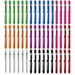 Lewtemi 48 Set Pen Light For Nurse Gift Thank You Nurse Appreciation Gift Cards LED Reusable Diagnostic Penlight With Pupil Gaug