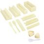 13 Piece Sushi & Onigiri Diy Tool Set Maker Kit Kitchen Accessories