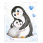 Penguins Mom And Me Minky By Kayomi Harai