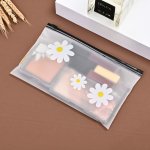 10 Pcs Daisy Pattern Storage Pouches Lightweight Multifunctional Makeup Bags