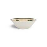 16CM Flower Design Ceramic Dessert Bowl White