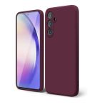 Liquid Silicone Case Compatible With Samsung Galaxy A54 - Plum