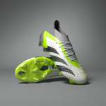 Adidas Unisex Predator ACCURACY.1 Fg Soccer Boots In Cloud White Core Black Lucid Lemon - Cloud White Core Black Lucid