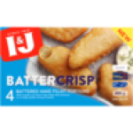 Frozen Batter Crisp Hake Fillet Portions 400G
