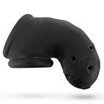 Oxballs - Airlock Air-lite Vented Chastity Black Ice