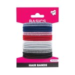 Basics Hair Bands Polyester rubber 20PCS