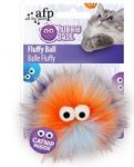 Furry Ball Fluffy Ball Cat Toy Orange