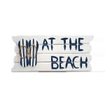 At The Beach Sign 50X24CM