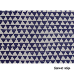 Indigo Printed Kitchen Glove - Diamond