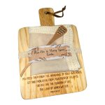 Psalm 36 Wooden Tea Net Platter