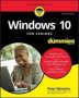 Windows 10 For Seniors For Dummies 4TH Edition   Paperback 4TH Edition