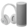 Bounce Samba 2.0 Headphones + Bali Speaker White/grey