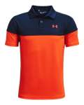 Boys' Ua Performance Blocked Polo - Academy Ymd