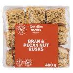 Pnp Bran & Pecan Nut Rusks 400G