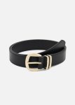 Double Loop Faux Leather Belt