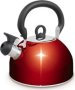 Stainless Steel Whistling Kettle 4LT Red