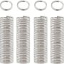 200PCS 10MM MINI Split Jump Rings With Double Rings Small Round Iron Key Ring Connectors Key Chains Ornaments Diy Crafts Accessories