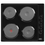 Defy Slimline Solid Hob With Control Panel Black – DHD398