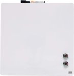 Nobo MINI Magnetic Whiteboard Coloured Tile Frameless Dry Wipe Easy Clean Wall Mountable Home office 360 X 360 Mm Assorted