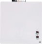 Nobo MINI Magnetic Whiteboard Coloured Tile Frameless Dry Wipe Easy Clean Wall Mountable Home/office 360 X 360 Mm Assorted