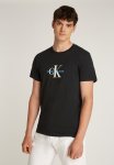 Calvin Klein Distressed Monologo Tee - Ck Black