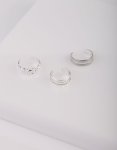 Silver Glitter Star Toe Ring Pack