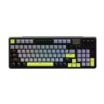 Rapoo V700DIY-98 - Hot Swappable Mechanical Gaming Keyboard With Rgb - Black Grey Green