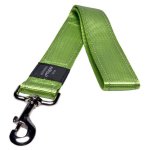 Rogz Utility Extra Extra Large 40mm Landing Strip Fixed Dog Lead - Lime Reflective
