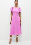 Cutout Detail Openback Midi Dress - Violet