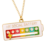 My Social Battery - Necklace
