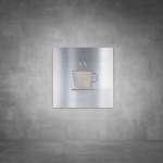Coffee Sign - Brushed Stainless Steel