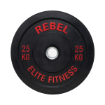 Rebel Colour Edge Bumper Weight Plates - 2 X 25KG