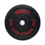 Rebel Colour Edge Bumper Weight Plates - 2 X 25KG