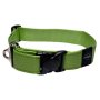 Rogz Pet Products Rogz Utility Extra Extra Large 40MM Landing Strip Dog Collar - Lime Reflective