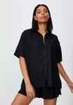 Cotton On Dad Short Sleeve Shirt - Black