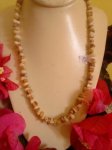 Picture & Yellow Jasper Chip Necklace