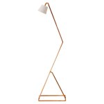Copper Jack Floor Lamp - White