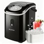 Nugget Ice Maker Machine 15KG/24HR 6 Mins 9 Chewable Pellet Ice