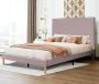 Infinity Crown Headboard - King - Stone