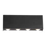 Alisson Aluminium LED Wall Light Black