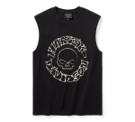 Willie G Circle Skull Sketch Art Muscle Tee