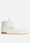 Calvin Klein Basket Cupsole Mid Lth Mono - Ivory bright White