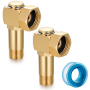 2 Pcs Garden Hose Reel Parts Fittings Swivel Elbow Connector